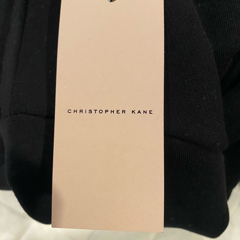 CHRISTOPHER KANE Embellished side-slit sweatshirt L - Picture 13 of 14